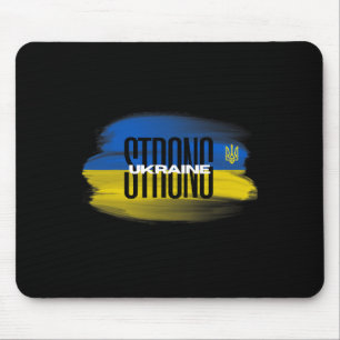 I Stand With Ukraine Tee Ukrainian Strong  Mouse Pad
