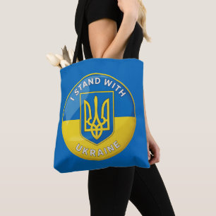 i stand with Ukraine Tote Bag