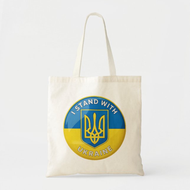 i stand with Ukraine Tote Bag (Front)