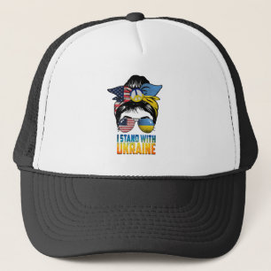 I Stand With Ukraine Trucker Hat