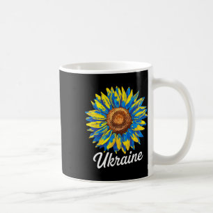 I Stand With Ukraine Ukraine Flag Sunflower Vintag Coffee Mug