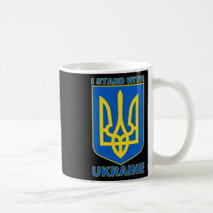 I Stand With Ukraine Ukrainian Flag Coffee Mug