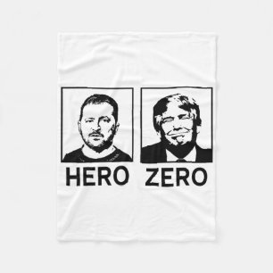 I Stand With Ukraine Ukrainian Hero Zero Zelensky Fleece Blanket
