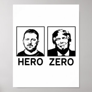 I Stand With Ukraine Ukrainian Hero Zero Zelensky  Poster