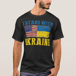 I Stand With Ukraine Ukrainian Pray For Save Ukrai T-Shirt