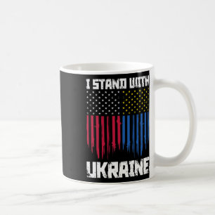 I Stand With Ukraine Ukrainian Pride 2 Coffee Mug
