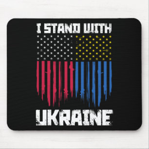 I Stand With Ukraine Ukrainian Pride 2 Mouse Pad