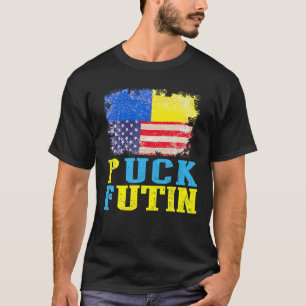 I Stand With Ukraine Ukrainian Support Anti Putin T-Shirt