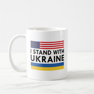 I Stand With Ukraine USA Coffee Mug