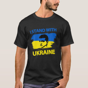 I Stand With Ukraine Volodymyr Zelensky Ukrainian T-Shirt