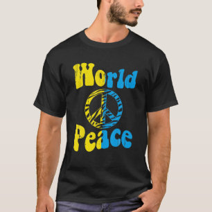 I Stand With Ukraine World Peace Vintage Ukraine F T-Shirt
