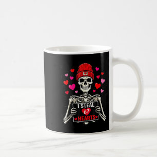I Steal 67 Hearts Valentine’s Day 67 Meme 6 7 Skel Coffee Mug