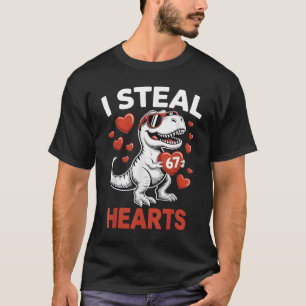I Steal 67 Hearts Valentine’s Day Six Seven Meme T T-Shirt