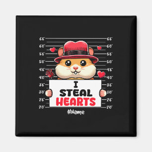 I Steal Cute Hearts Valentine's Day Hamster Owner Magnet