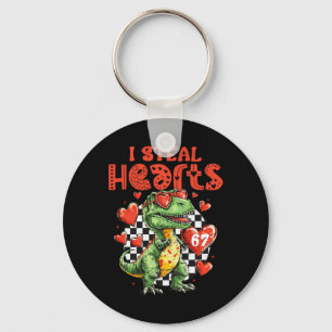 I Steal Hearts Dinosaur 67 Valentine Humor Meme Si Key Ring
