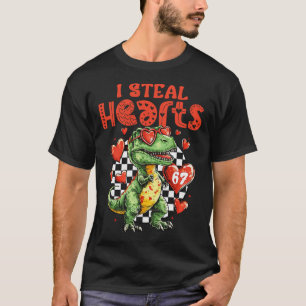 I Steal Hearts Dinosaur 67 Valentine Humour Meme S T-Shirt