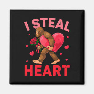 I Steal Hearts For Boys Girls Women Men Kids Valen Magnet