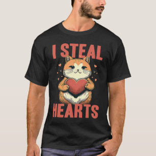 I Steal Hearts Groovy Baby Boy Toddler For Cat T-Shirt