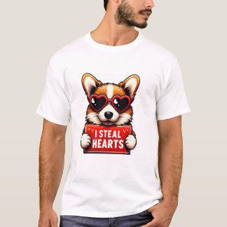 I Steal Hearts Kids Men T-Shirt