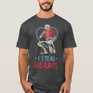 I Steal Hearts Love Valentine's Day Halloween Part T-Shirt