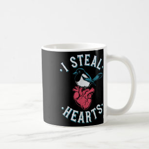 I Steal Hearts, Magpie Anatomical Heart Goth Valen Coffee Mug