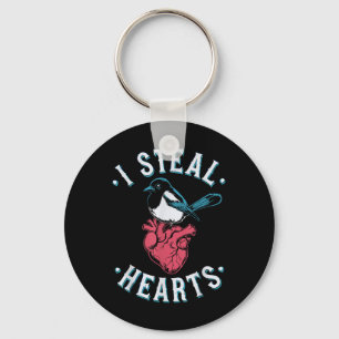 I Steal Hearts, Magpie Anatomical Heart Goth Valen Key Ring