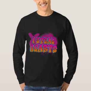 I Steal Hearts Romance Love  Cute T-Shirt