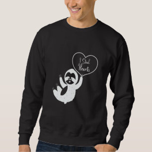 I Steal Hearts Sloth Valentines Day 2 Sweatshirt