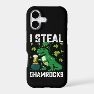 I Steal Shamrocks T Rex Dinosaur St Patrick's Day