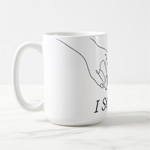 I Still Do Holding Hands Line Art Anniversary Mug