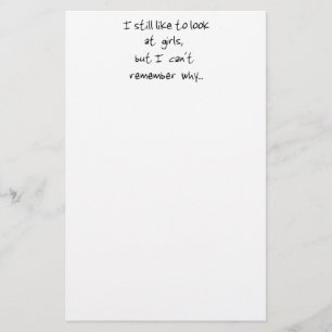 I still like to look at girls-stationery stationery