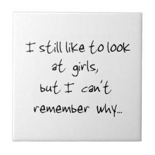 I still like to look at girls-tile ceramic tile