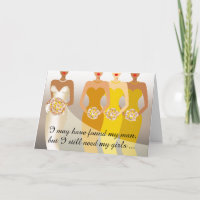I still need my girls Bridesmaid | yellow gold