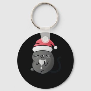 I Stole Santa's Gifts - Cat Cosy Mystery Christmas Key Ring