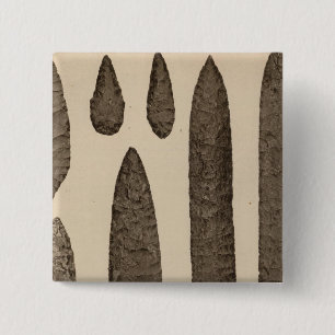 I Stone implements, California 15 Cm Square Badge
