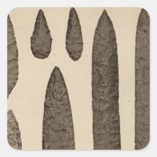 I Stone implements, California Square Sticker