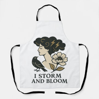 I Storm and Bloom Apron