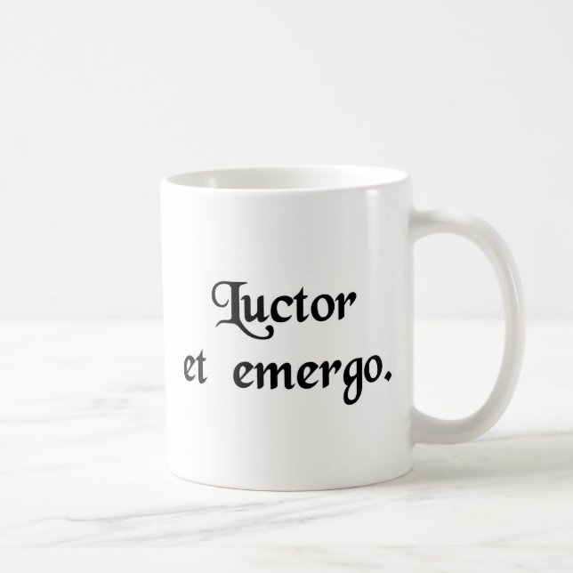 I struggle but I'll survive. Coffee Mug (Right)