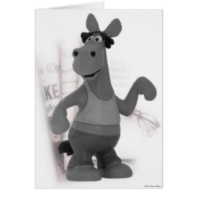 I Study The News Card (Front)