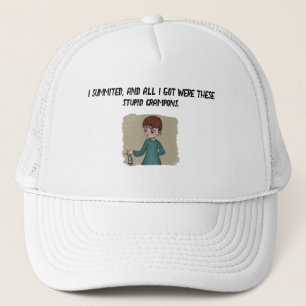 I summited and all I got were these stupid crampon Trucker Hat