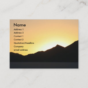 i sunset too business card