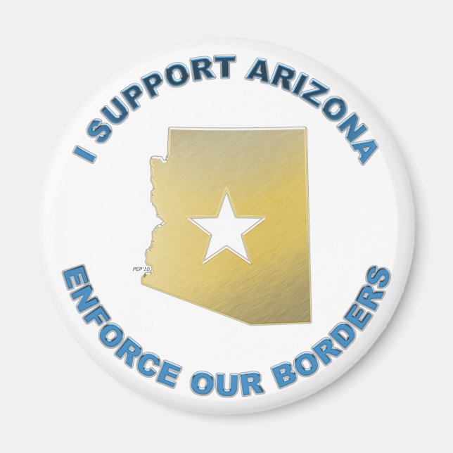 I Support Arizona Magnet (Front)