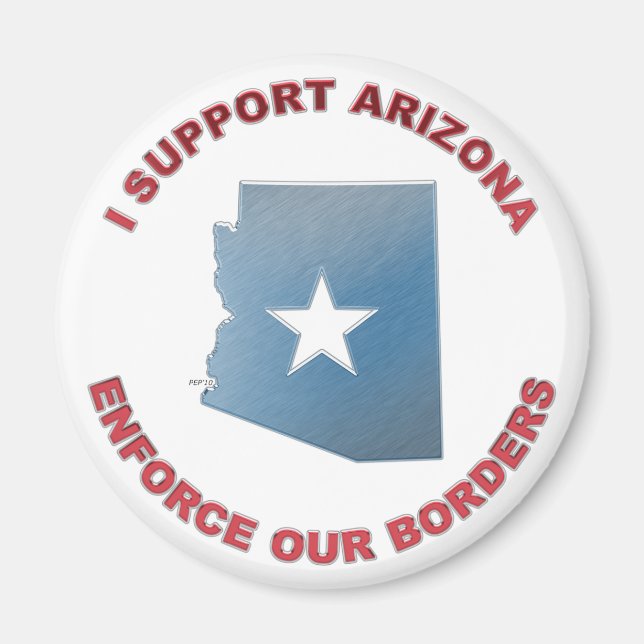 I Support Arizona Magnet (Front)
