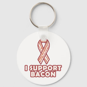 I Support Bacon Key Ring