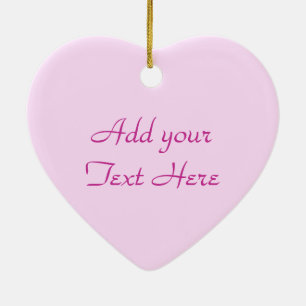 I Support,Breast Cancer Awareness_ Ceramic Ornament