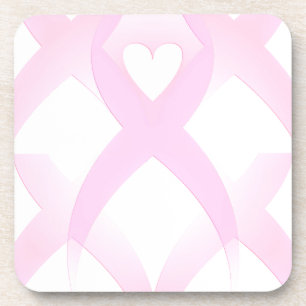 I Support,Breast Cancer Awareness_ Coaster