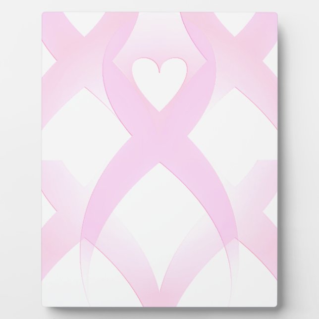 I Support,Breast Cancer Awareness_ Plaque (Front)