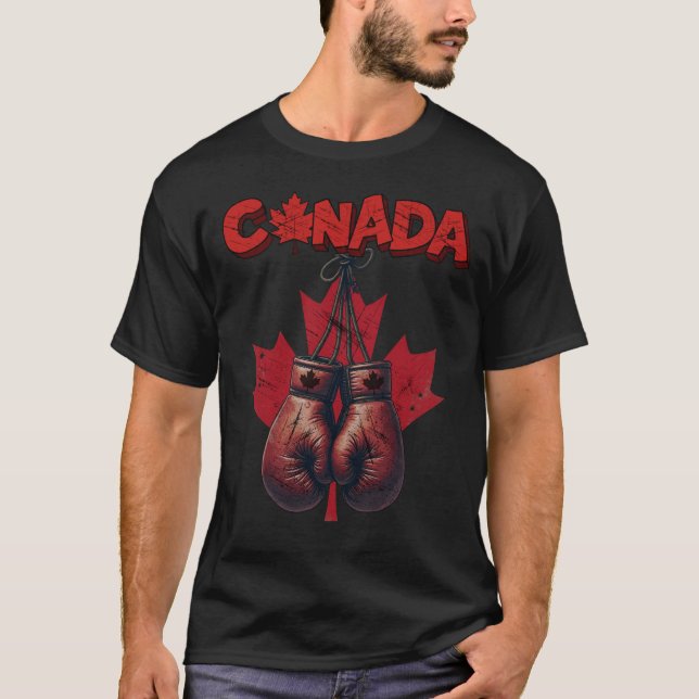 i support canada elbows up canada t-shirt merch (Front)