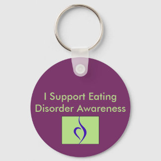 I Support Eating Disorder Awareness Keychain