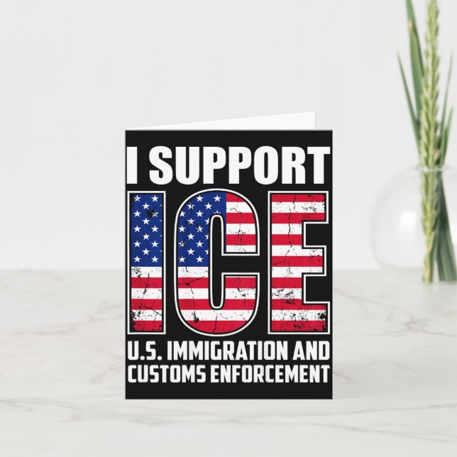 I support ice  card (Front)